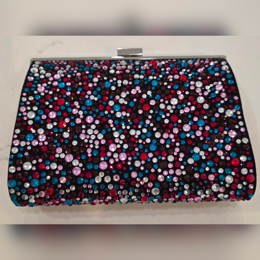 INC International Concepts Rhinestone Clutch